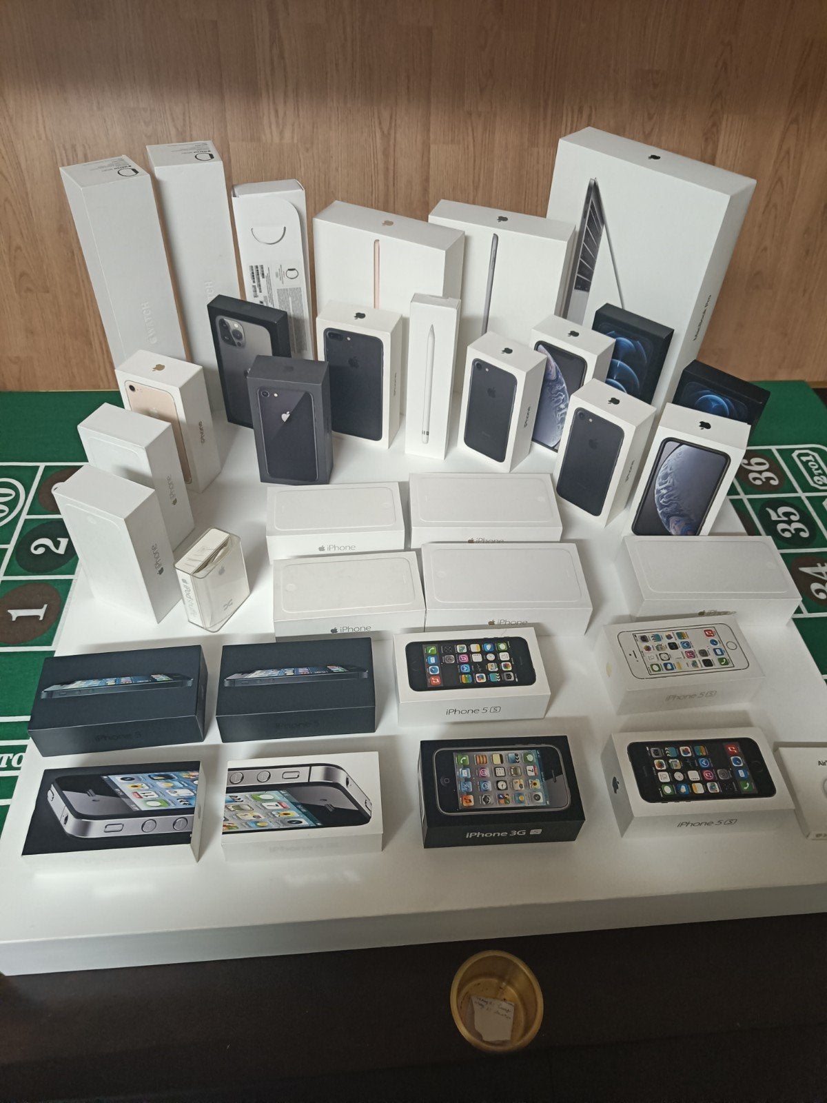 Grote verzameling originele Apple dozen iPhone, iPad, Watch, Enlèvement ou Envoi, Comme neuf