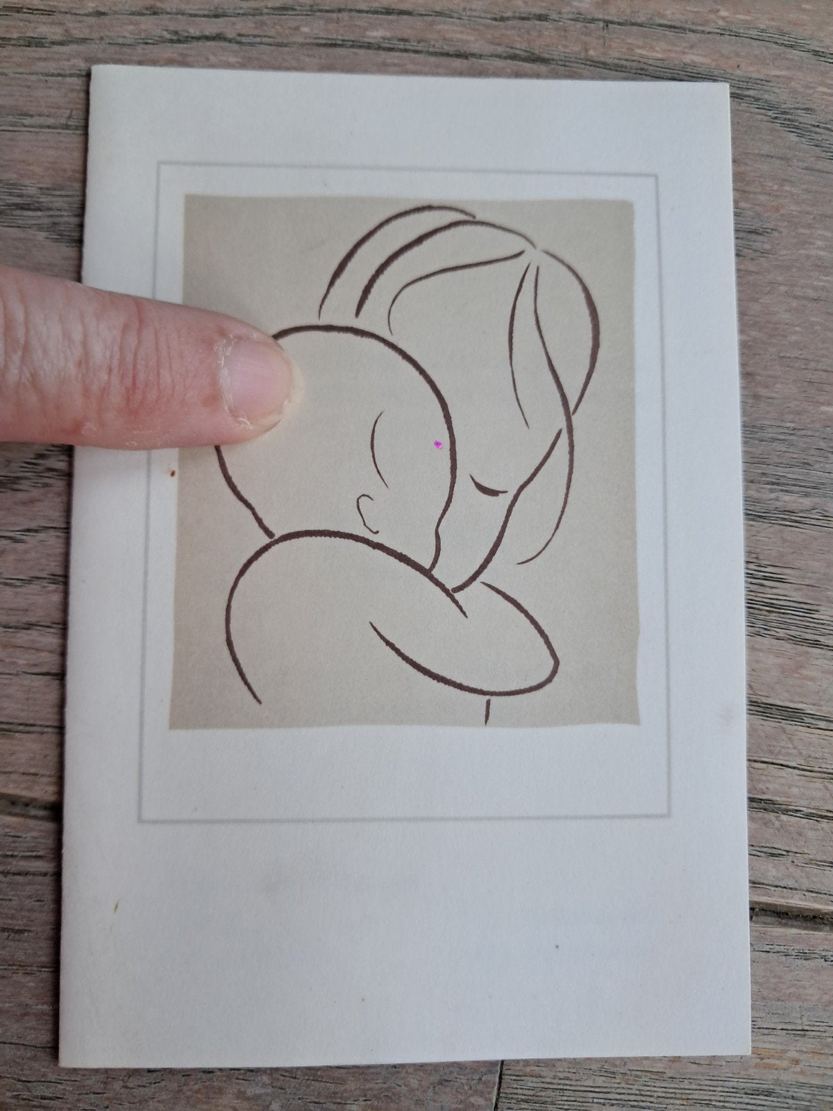 Faire-part de naissance rétro, 1976, Diederik Santens, Auden, Collections, Cartes de naissance & Cartes de visite, Enlèvement ou Envoi