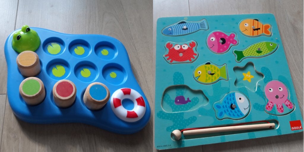 Set : 2 jeux pour tout-petits., Enlèvement ou Envoi, Utilisé, Découverte