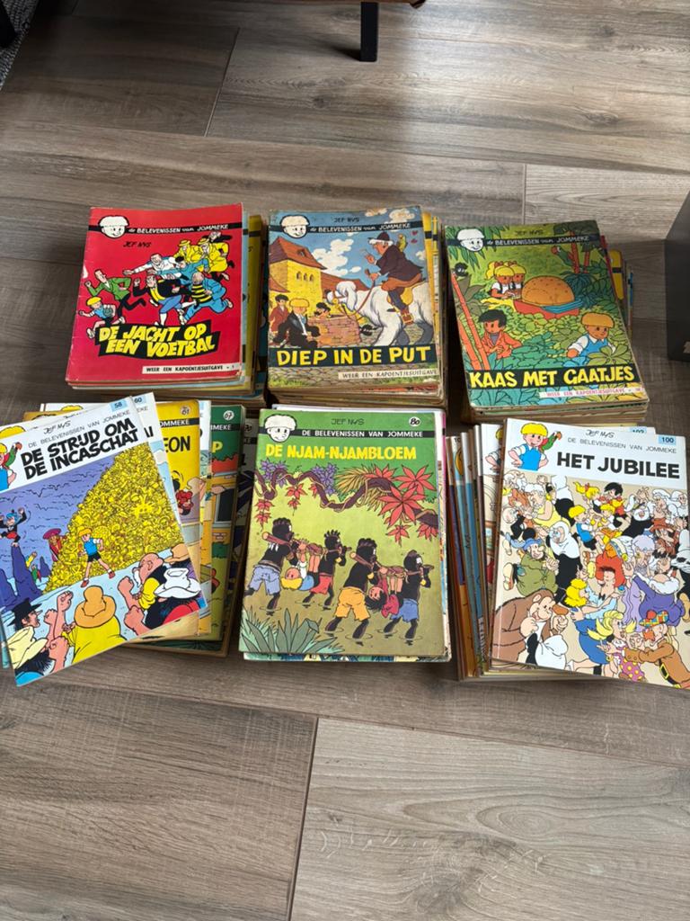 Volledige stripreeks Jommeke (van nr 1 tot 320), Boeken, Stripverhalen, Complete serie of reeks, Ophalen, Gelezen