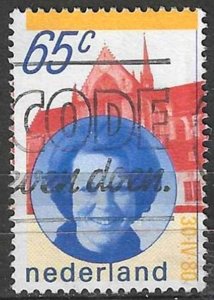Nederland 1980 - Yvert 1145 - Koningin Beatrix - 65 c. (ST), Verzenden, Gestempeld