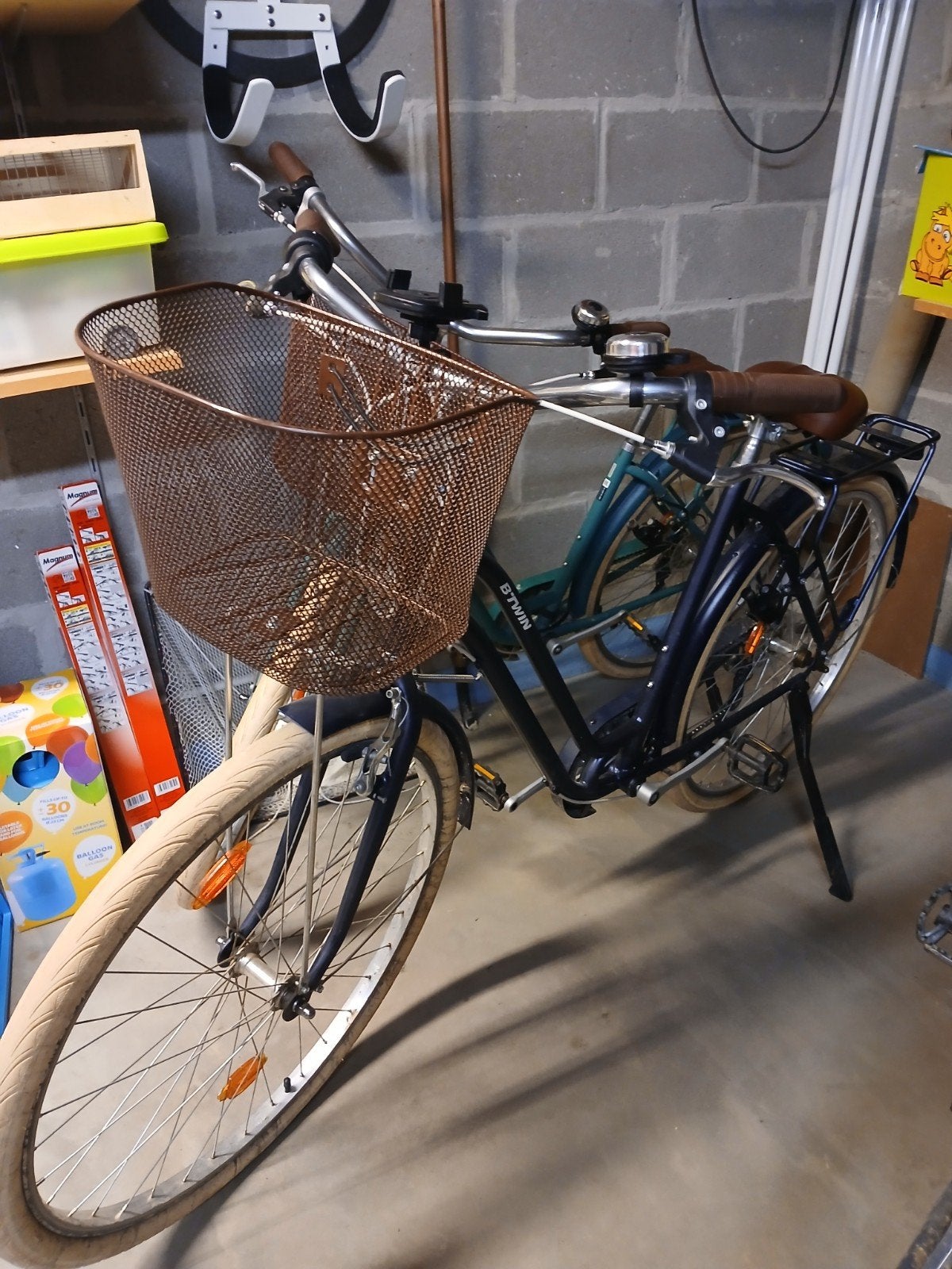 Fiets Elops (decathlon), Ophalen