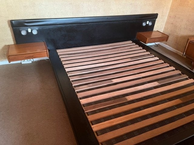 Bed (twijfelaar) 140x200cm, Huis en Inrichting, Ophalen, Gebruikt, 140 cm, Twijfelaar