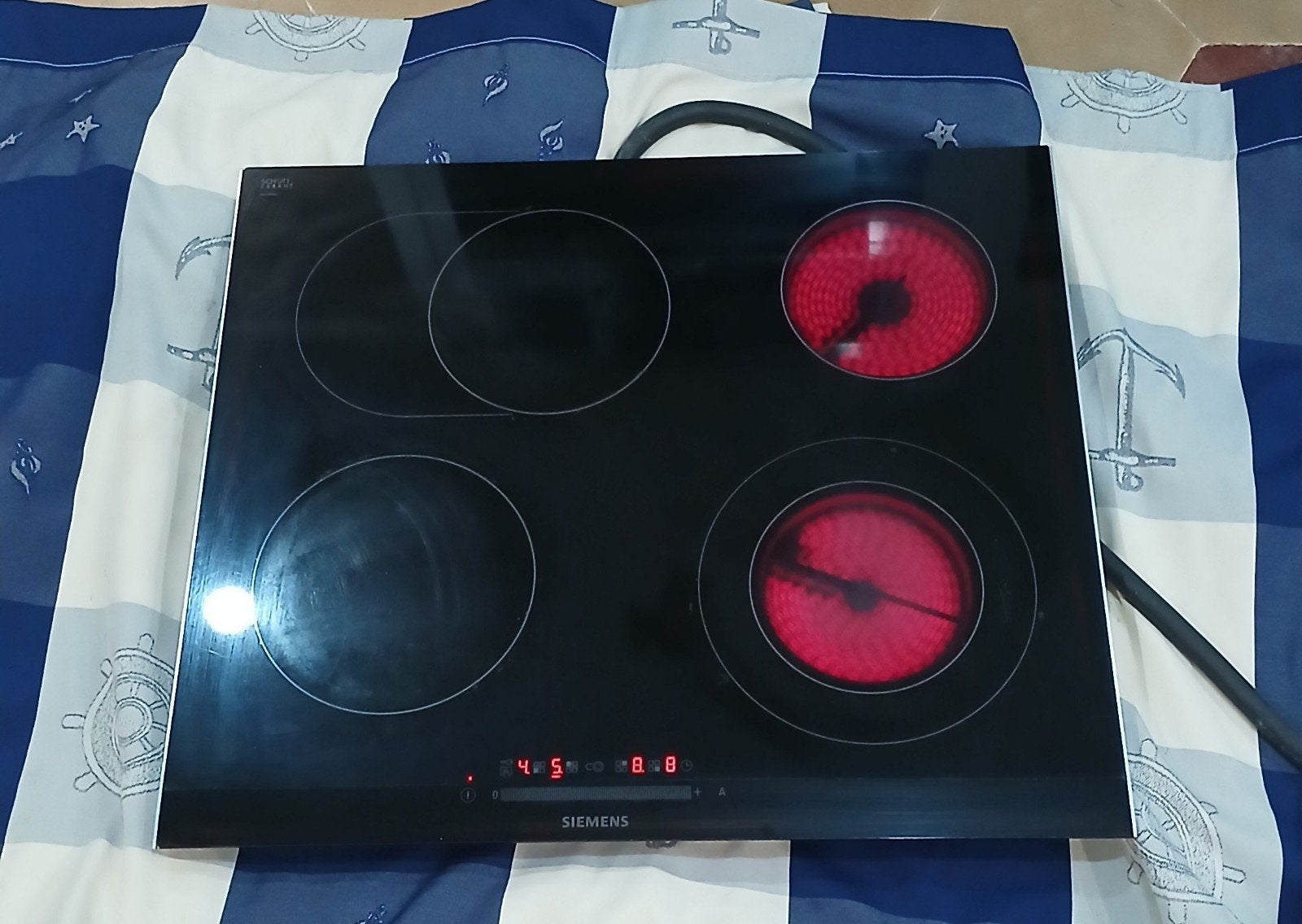 taque electrique siemens  60 cm, Elektronische apparatuur, Kookplaten, Ophalen of Verzenden
