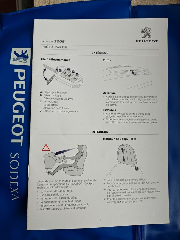 Beknopte gebruikershandleiding voor de Peugeot 2008, 12 pagi, Ophalen of Verzenden