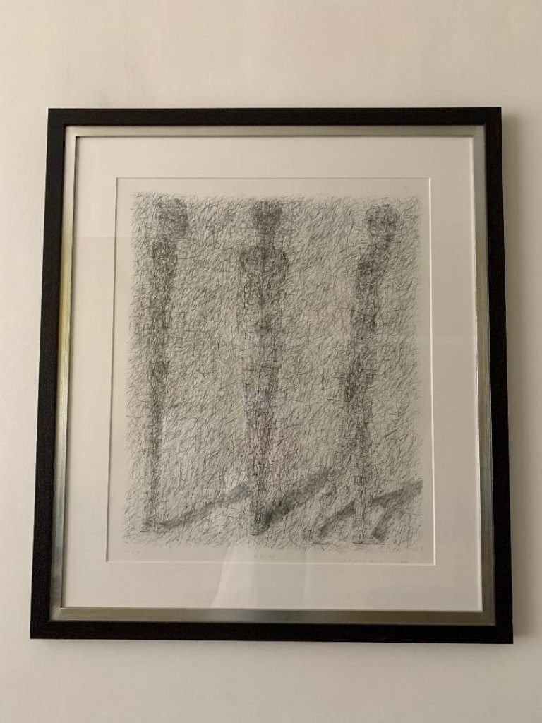 Litho van Kees Spermon, Ophalen