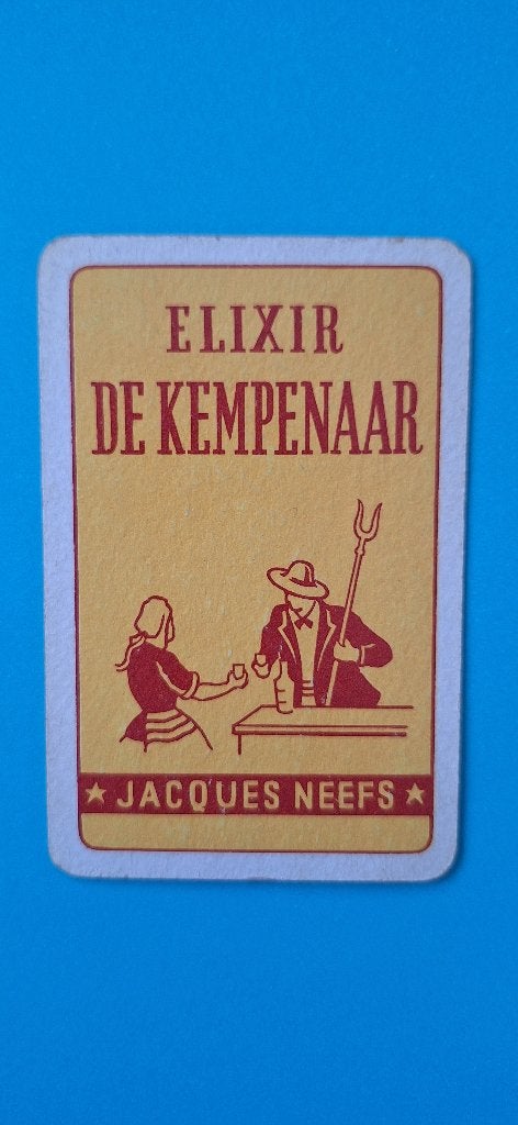 Speelkaart Elixir Kempeneer, J. Neefs_Antwerpen_5, Ophalen of Verzenden, Gebruikt