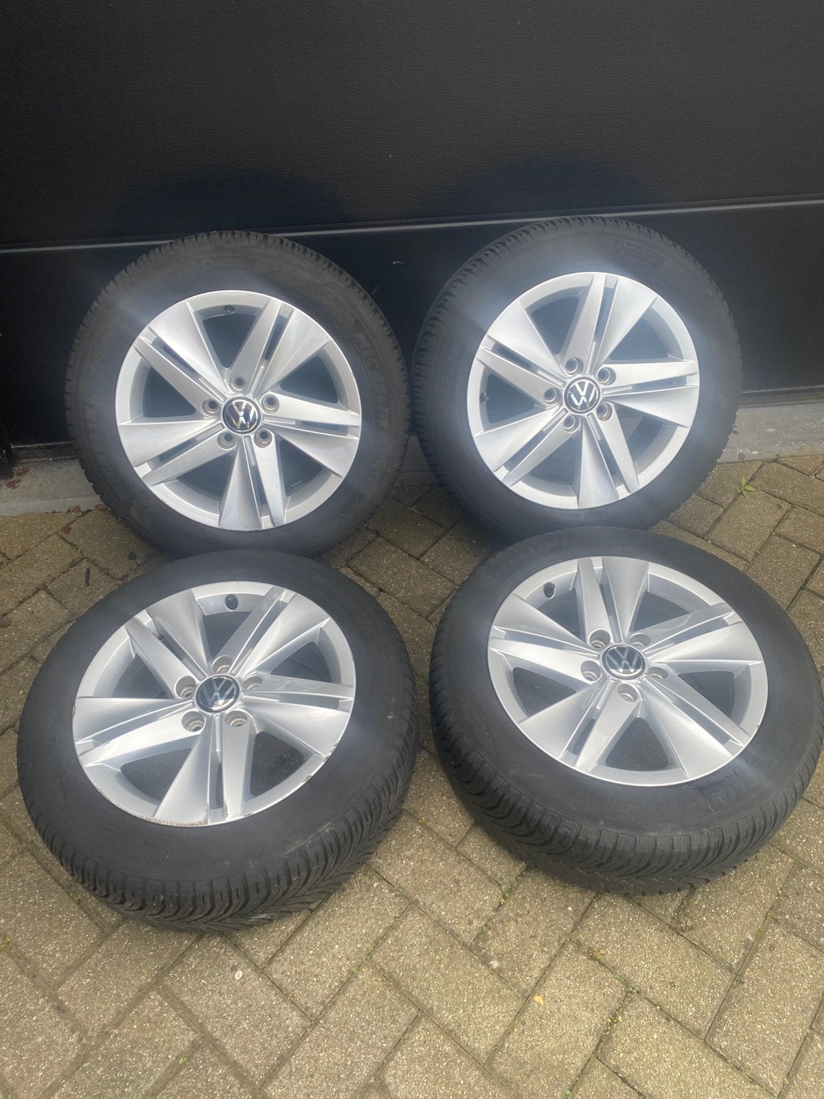 VW Golf 8 velgen + Michelin CrossClimate banden, Auto-onderdelen, Banden en Velgen, Ophalen, Band(en)