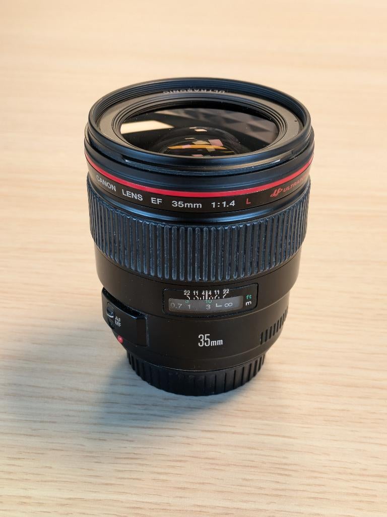 Canon EF 35mm 1.4 L, Enlèvement, Utilisé, Lentille standard