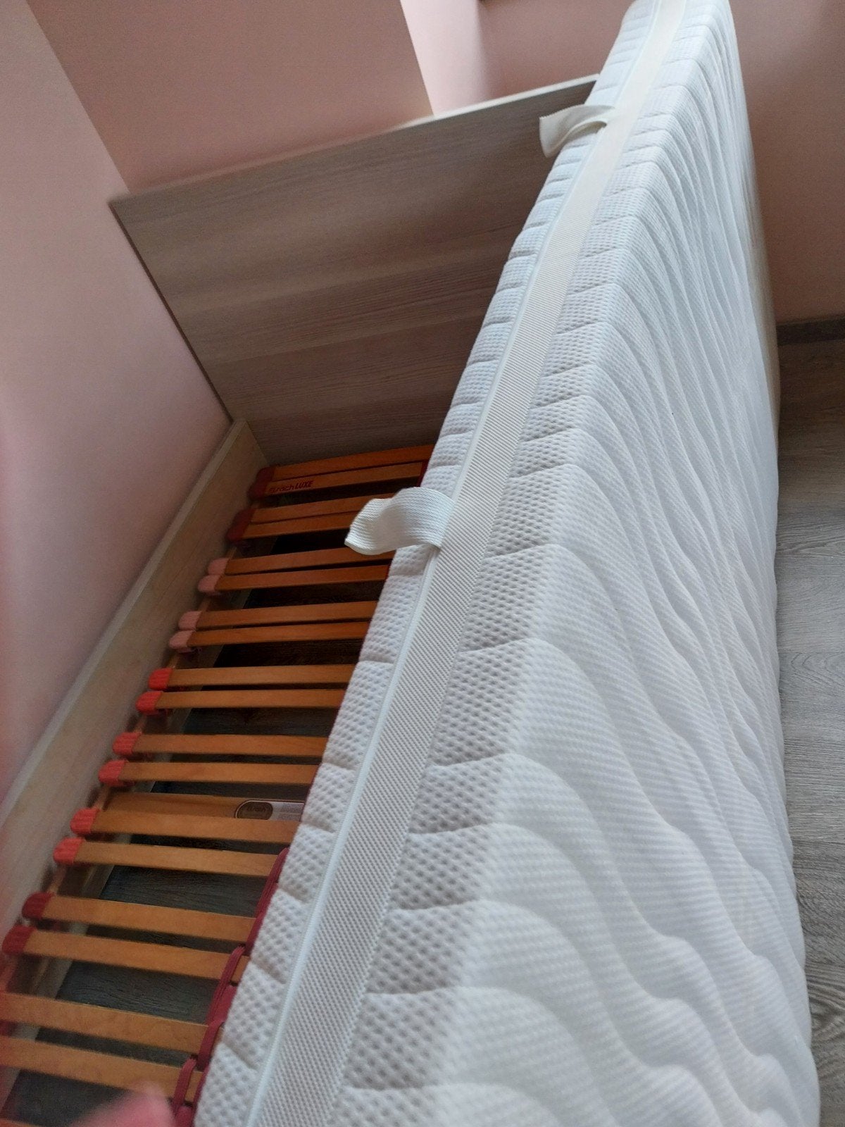 Lit avec matelas/sommier à lattes pour 1 personne, Maison & Meubles, Chambre à coucher | Matelas & Sommiers, 90 cm, Matelas, Enlèvement