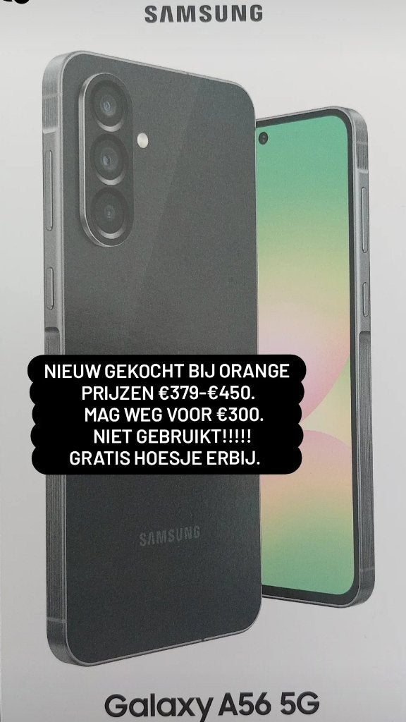 Samsung Galaxy A56 5G 128GB NIEUW!!, Télécoms, Téléphonie mobile | Samsung, Neuf, Enlèvement ou Envoi, Sans abonnement, Android OS