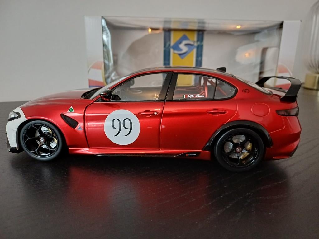 Alfa Romeo GIULIA GTA M Mugello 2022 Solido 1:18, Enlèvement ou Envoi, Comme neuf, Voiture, Solido