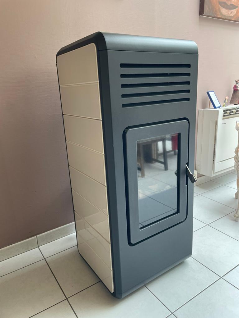 MCZ pelletkachel - italiaans design en kwaliteit, Huis en Inrichting, Kachels, Ophalen, Gebruikt, Overige brandstoffen, Pelletkachel