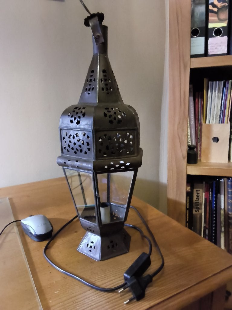 Lampe salon fer forgé, Ophalen