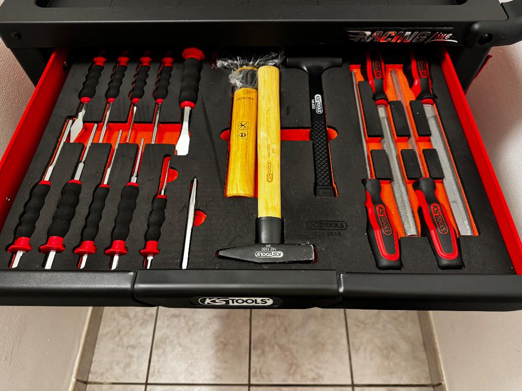 Carro de herramientas KS TOOLS RACING LINE, Ophalen, Nieuw
