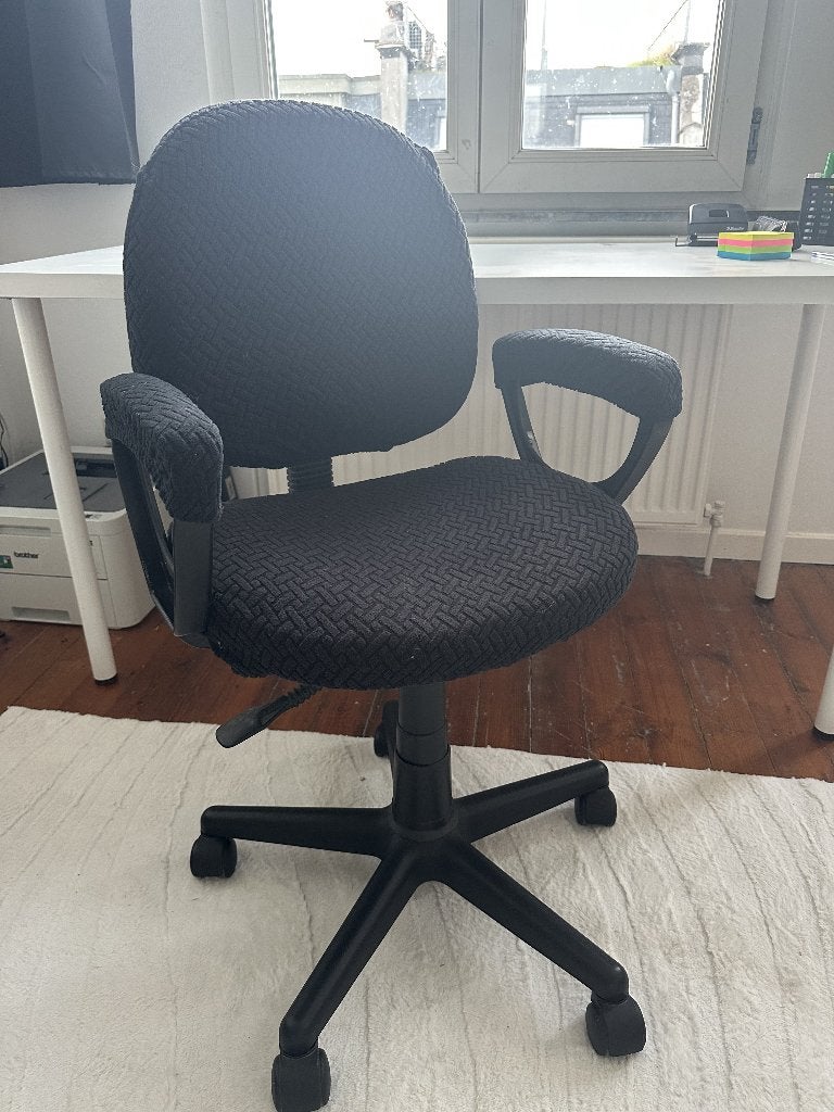Chaise de bureau, Maison & Meubles, Enlèvement, Utilisé, Noir, Chaise de bureau