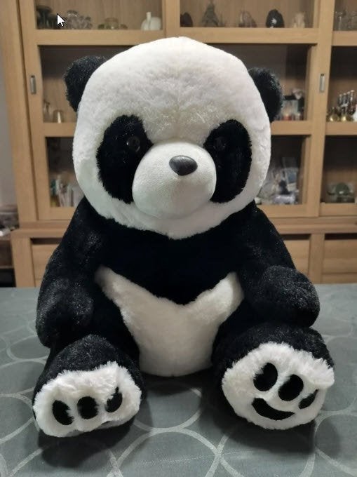 Knuffel Panda, Gebruikt, Overige typen, Ophalen of Verzenden, Middelgroot (20 tot 80 cm)