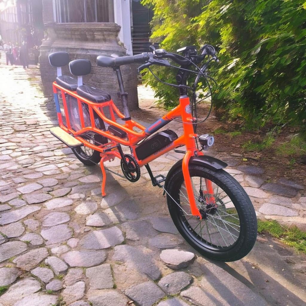 RadWagon 4 Electric Cargo / Longtail Bike – In topstaat!, Fietsen en Brommers, Fietsen | Bakfietsen, Elektrisch, Zo goed als nieuw
