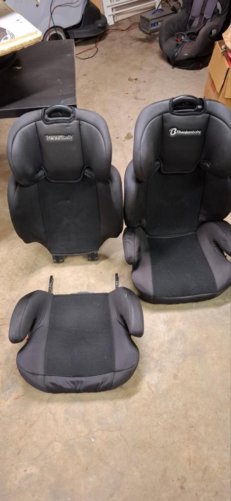 2x kinderstoel zitverhoger Titanium isofix, Kinderen en Baby's, Kinderstoelen, Ophalen