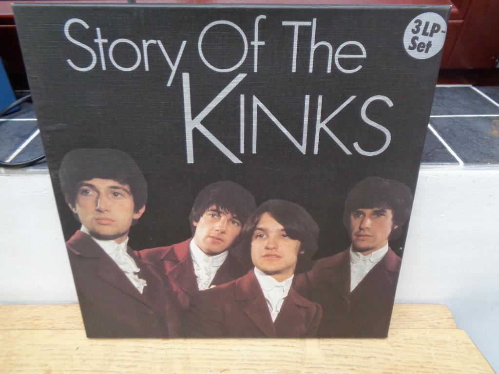 Kinks 3-LP BOX "Story of the Kinks" [Portugal-1985], Compilation, Envoi, 1980 - 1989, Utilisé