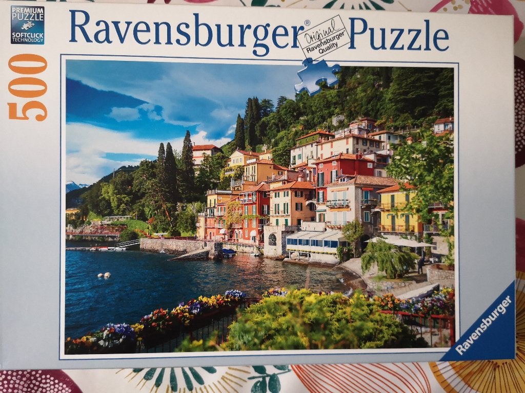 Puzzle ''Le lac de Côme en Italie'', Enlèvement, 500 à 1500 pièces, Comme neuf, Puzzle