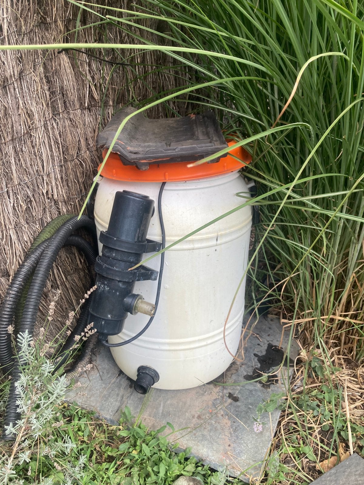 Vijver + benodigdheden, Tuin en Terras, Ophalen, Gebruikt