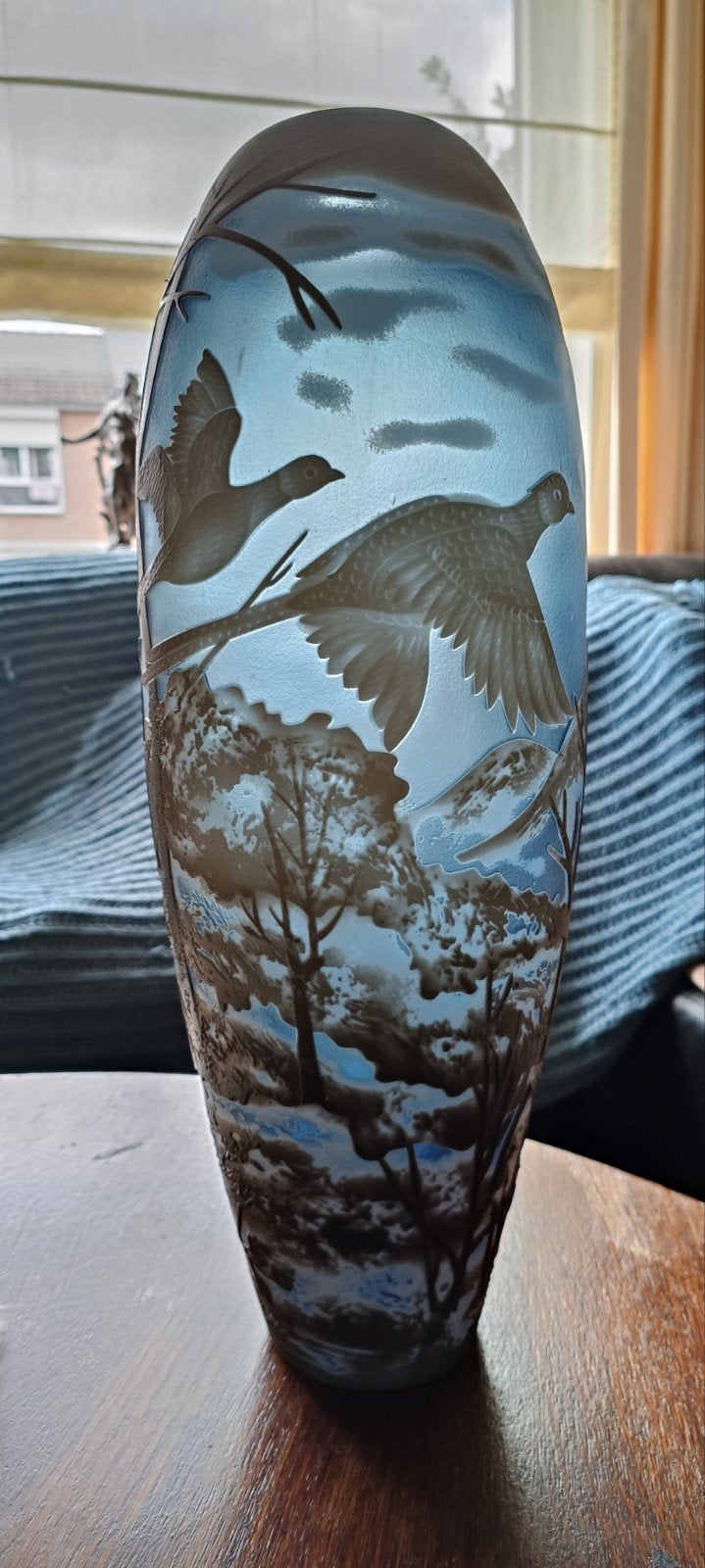 Vase Galle vase faisan, Antiquités & Art, Enlèvement ou Envoi