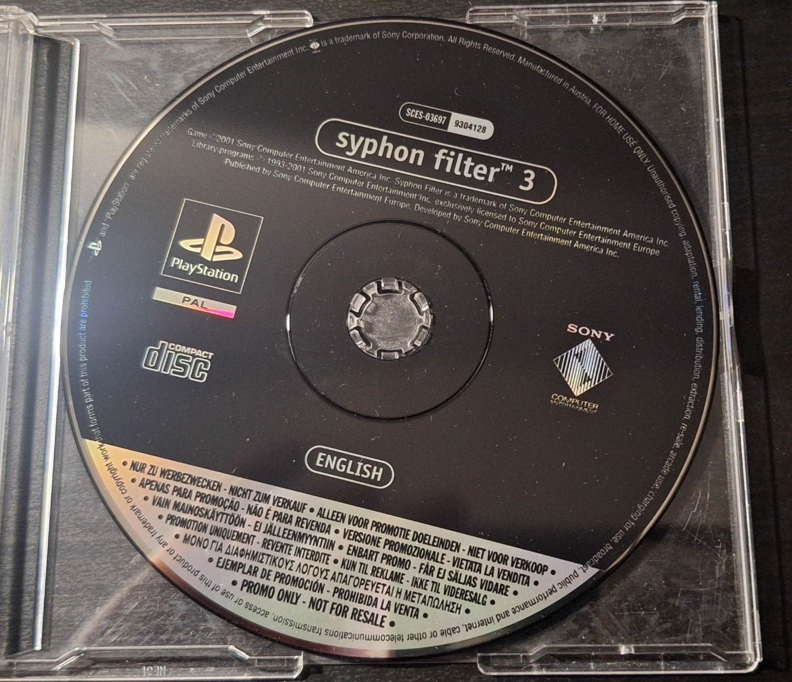 Syphon Filter 3  PS1 [PROMO DISC], Enlèvement ou Envoi, Comme neuf, À partir de 16 ans
