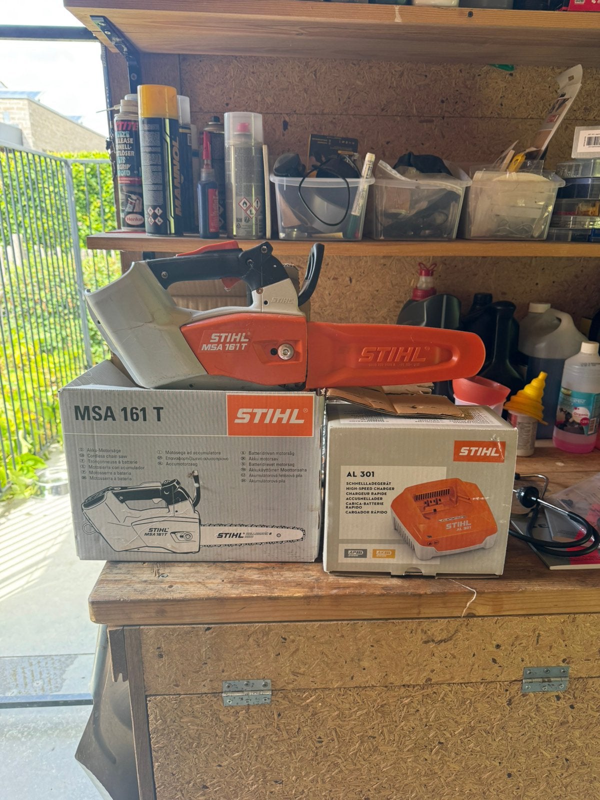 Kettingzaag Stihl, Ophalen, Zo goed als nieuw