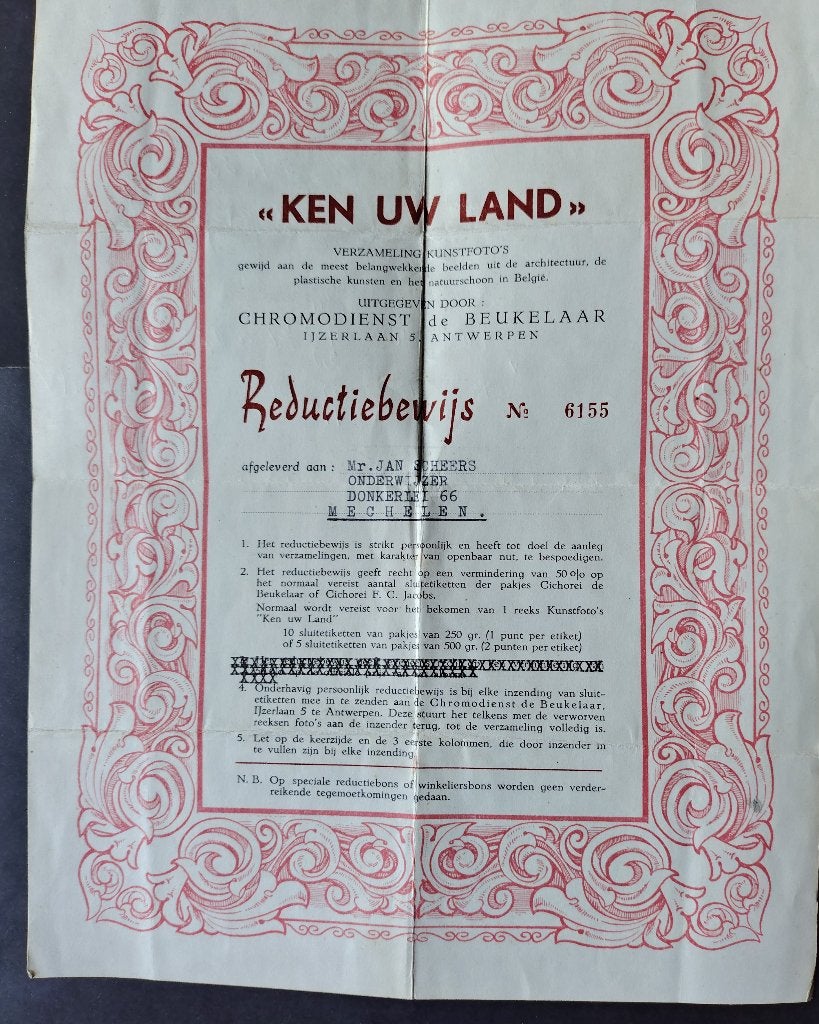 Chromo's  De Beukelaar Ken uw land, Verzamelen, Ophalen of Verzenden, Zo goed als nieuw, 1940 tot 1960, Prent