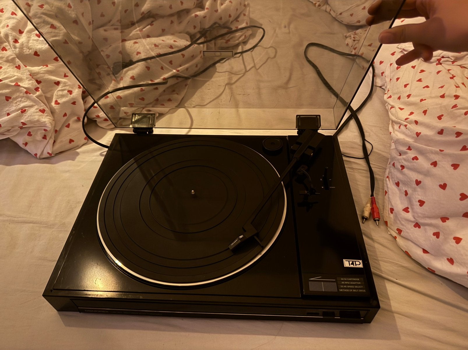 platenspeler + speaker, Audio, Tv en Foto, Platenspelers, Gebruikt, Pitch-regelaar, Platenspeler, Ophalen