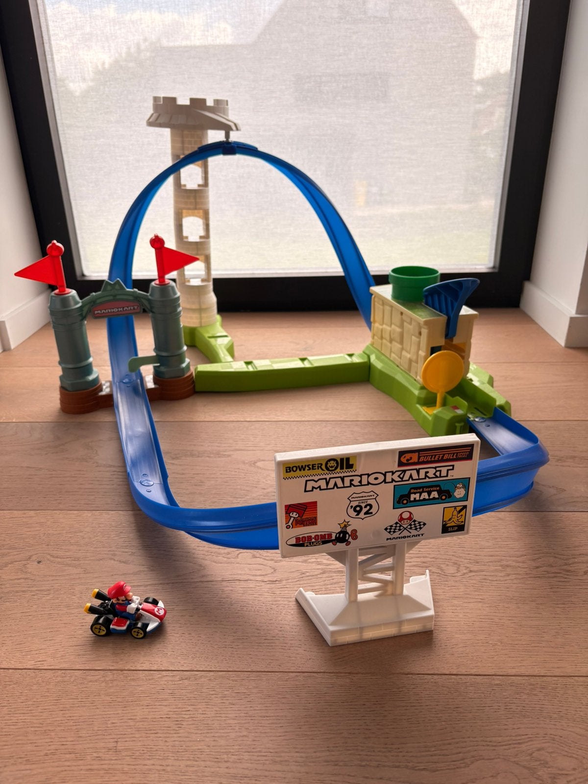 Hot Wheels Mario Kart Launcher Circuit Box, Enlèvement ou Envoi, Utilisé, Circuit, Hot Wheels