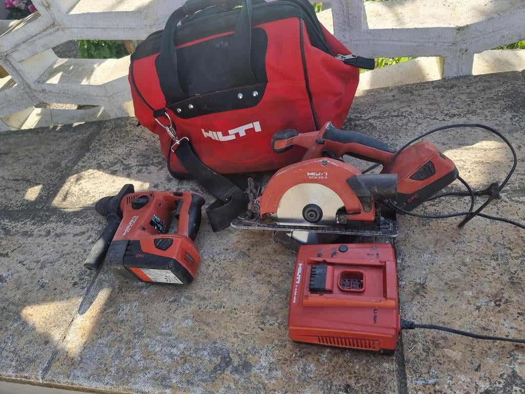 Hilti set scie circulaire foreuse t4 a22, Doe-het-zelf en Bouw, Ophalen