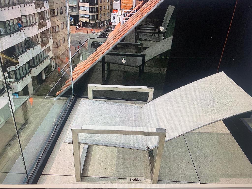 Loungestoelen & bijzettafels RVS, Inox, Bijzettafel, Zo goed als nieuw, Loungeset