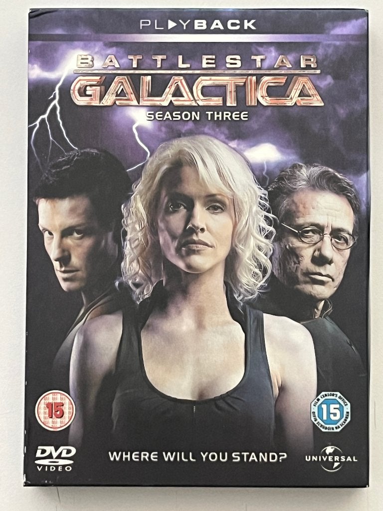 Battlestar Galactica - Season Three (DVD) Import, À partir de 16 ans, Enlèvement ou Envoi, Utilisé, Science-Fiction et Fantasy