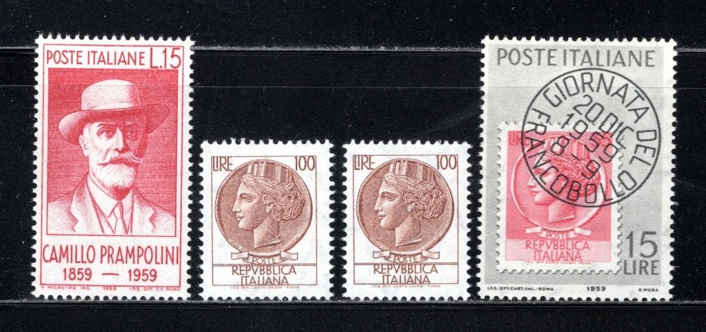 ITALIE Lot 1959 MNH, Envoi, Non oblitéré