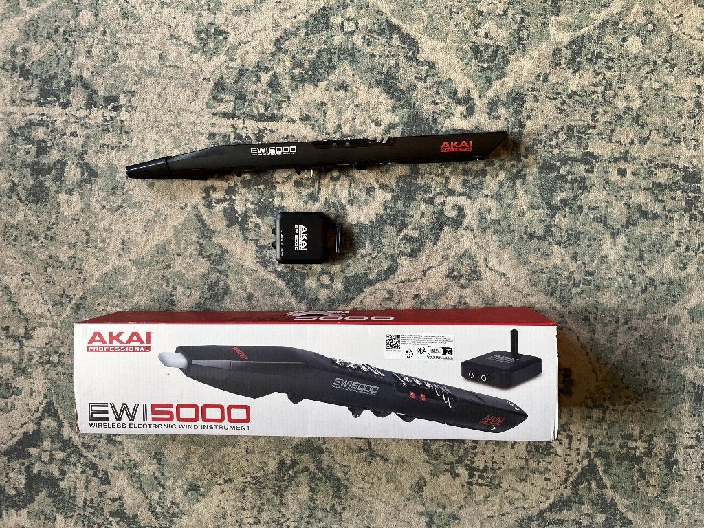 Akai EWI5000 — instrument à vent électronique sans fil, Musique & Instruments, Instruments à vent | Autre, Enlèvement ou Envoi