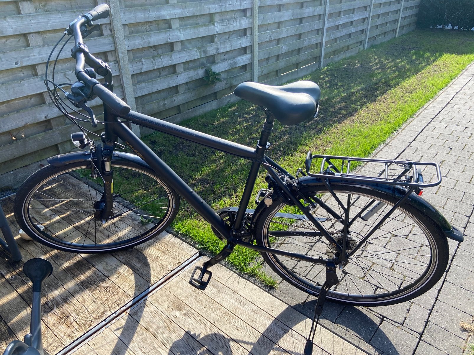 Herenfiets, Fietsen en Brommers, 28 inch, Vering, Velgrem, Zo goed als nieuw