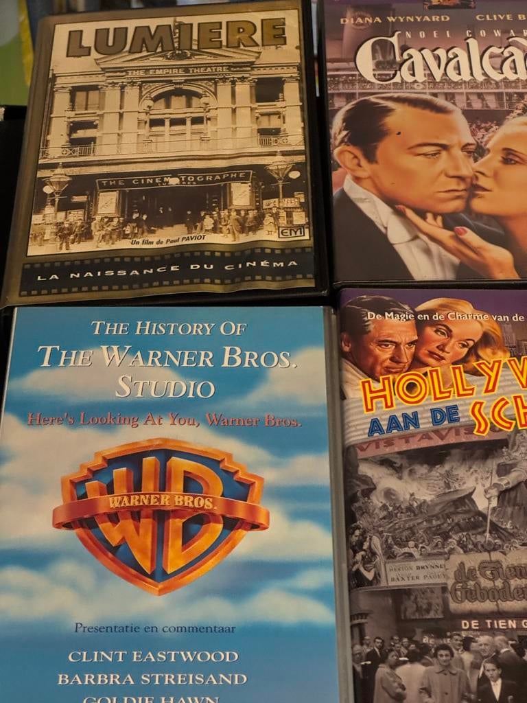 4 zeldzame VHS over Cinema, Enlèvement ou Envoi, Comme neuf