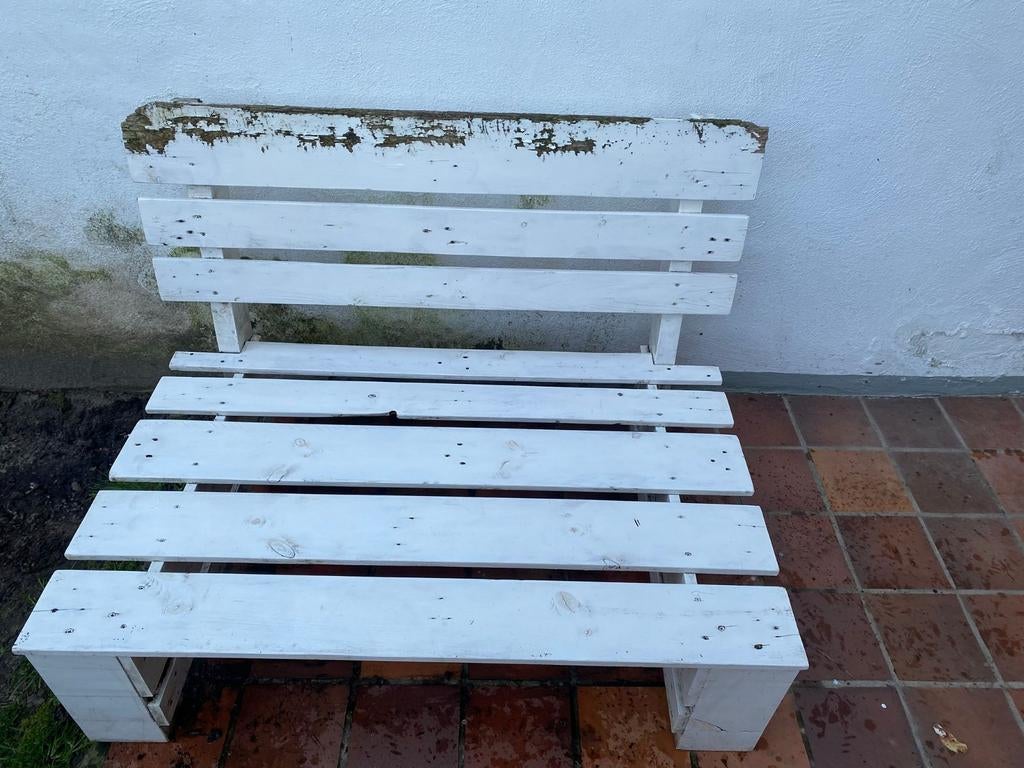Tuinbank (gratis), Tuin en Terras, Ophalen, Gebruikt, Hout