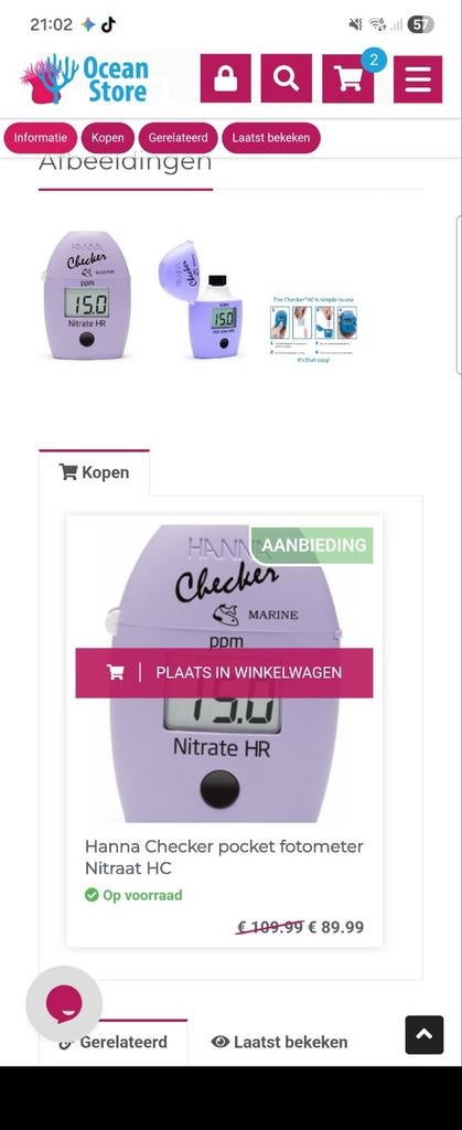 Hanna checkers, Ophalen