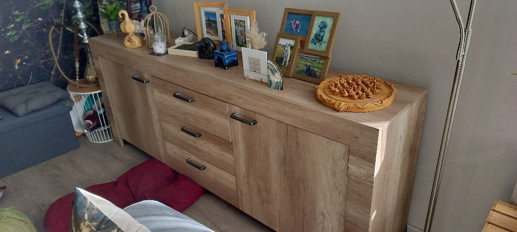 buffet, Maison & Meubles, Armoires | Buffets, Avec tiroir(s), 200 cm ou plus, Bois, Moins de 100 cm