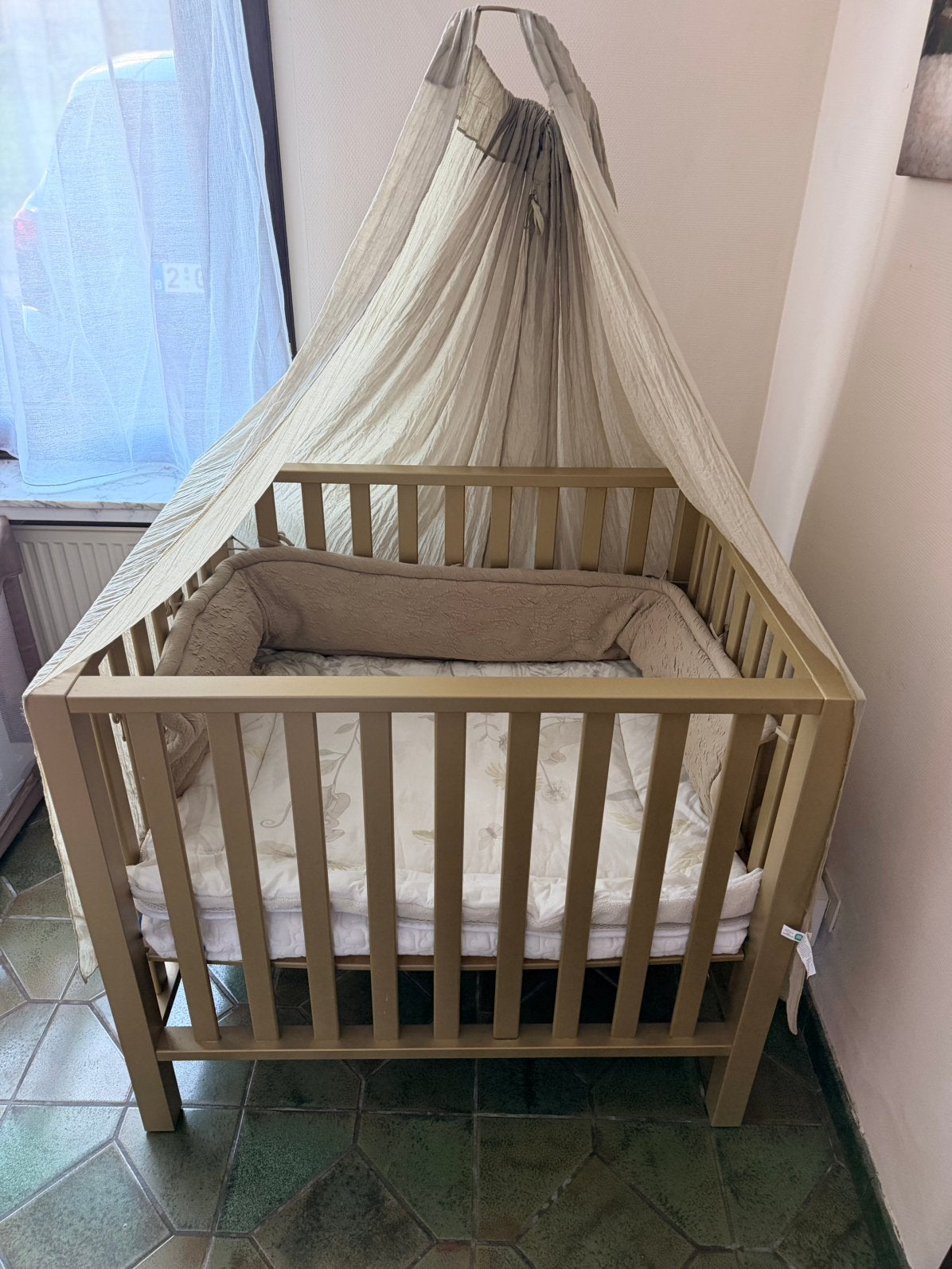Mooi babypark inclusief AeroSleep matras & accessoires, Ophalen, Zo goed als nieuw