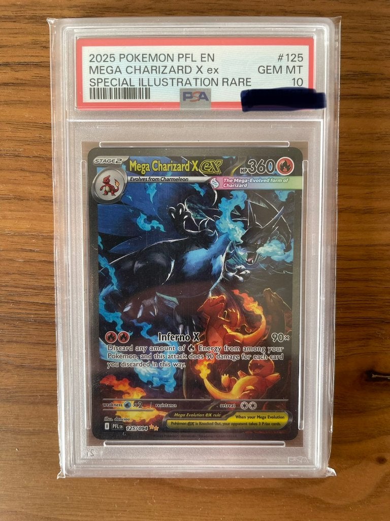 Mega Charizard, Ophalen, Nieuw, Losse kaart, Foil