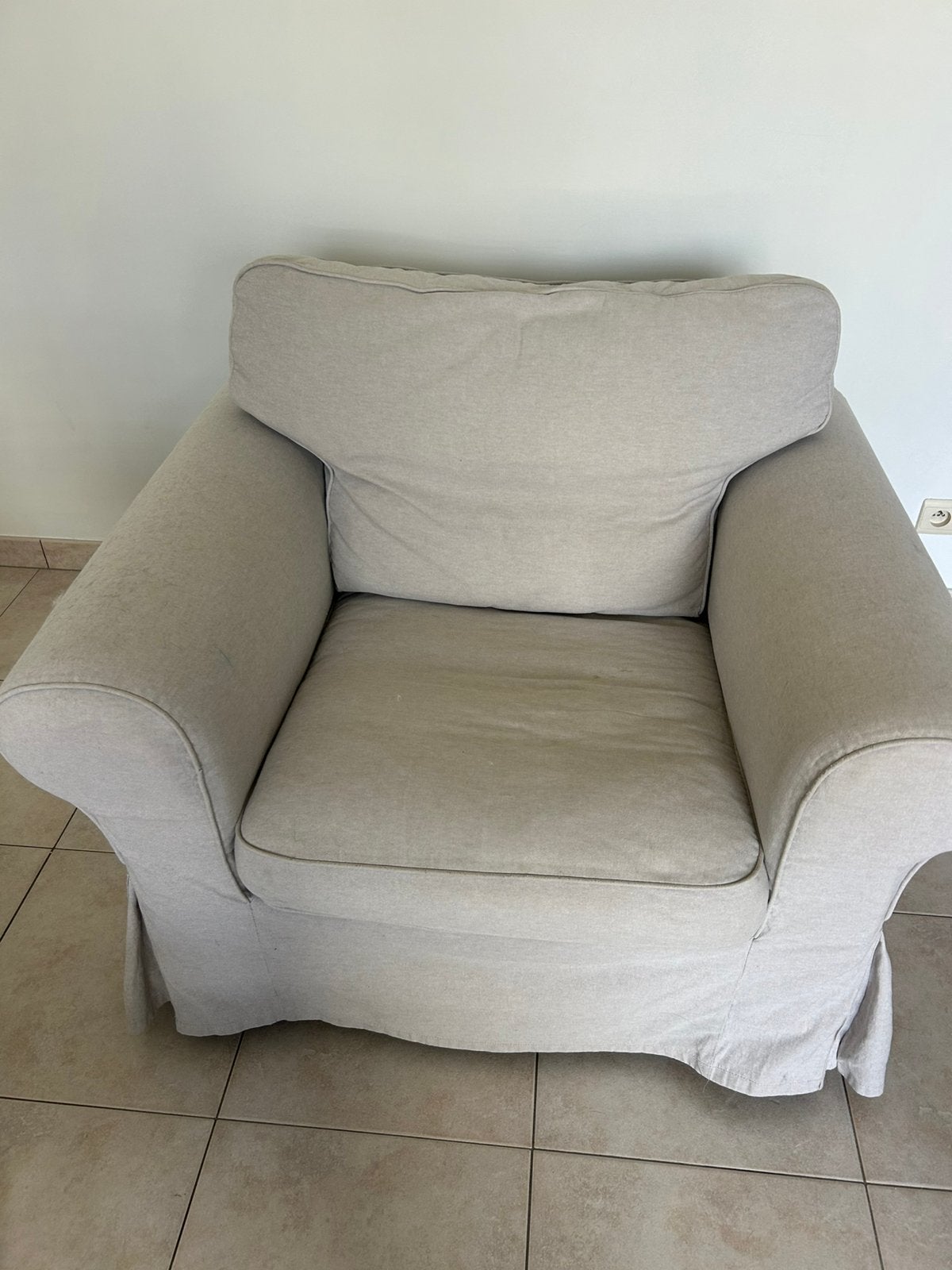 Ektorp fauteuil beige, Enlèvement