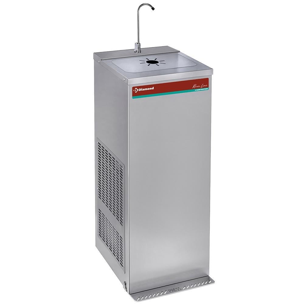 Gekoelde pedaalfontein, roestvrij staal, 35 liter/uur, Hobby en Vrije tijd, Feestartikelen, Nieuw, Feestartikel, Verzenden
