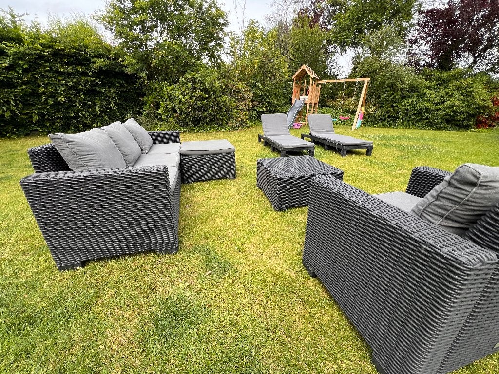 Set lounge Alibert - complet et confortable - 200€, Enlèvement, Utilisé, Sets de jardin, 6 places