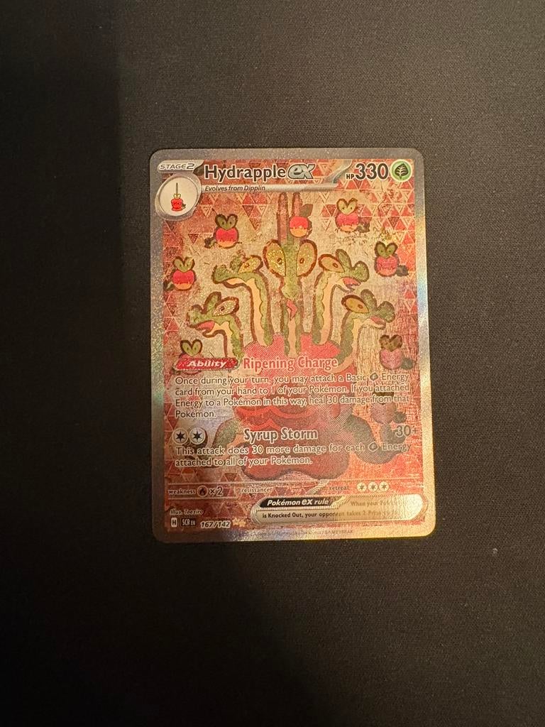 Hydrapple ex 167/142 pokemon kaart, Boeken, Ophalen of Verzenden, Zo goed als nieuw