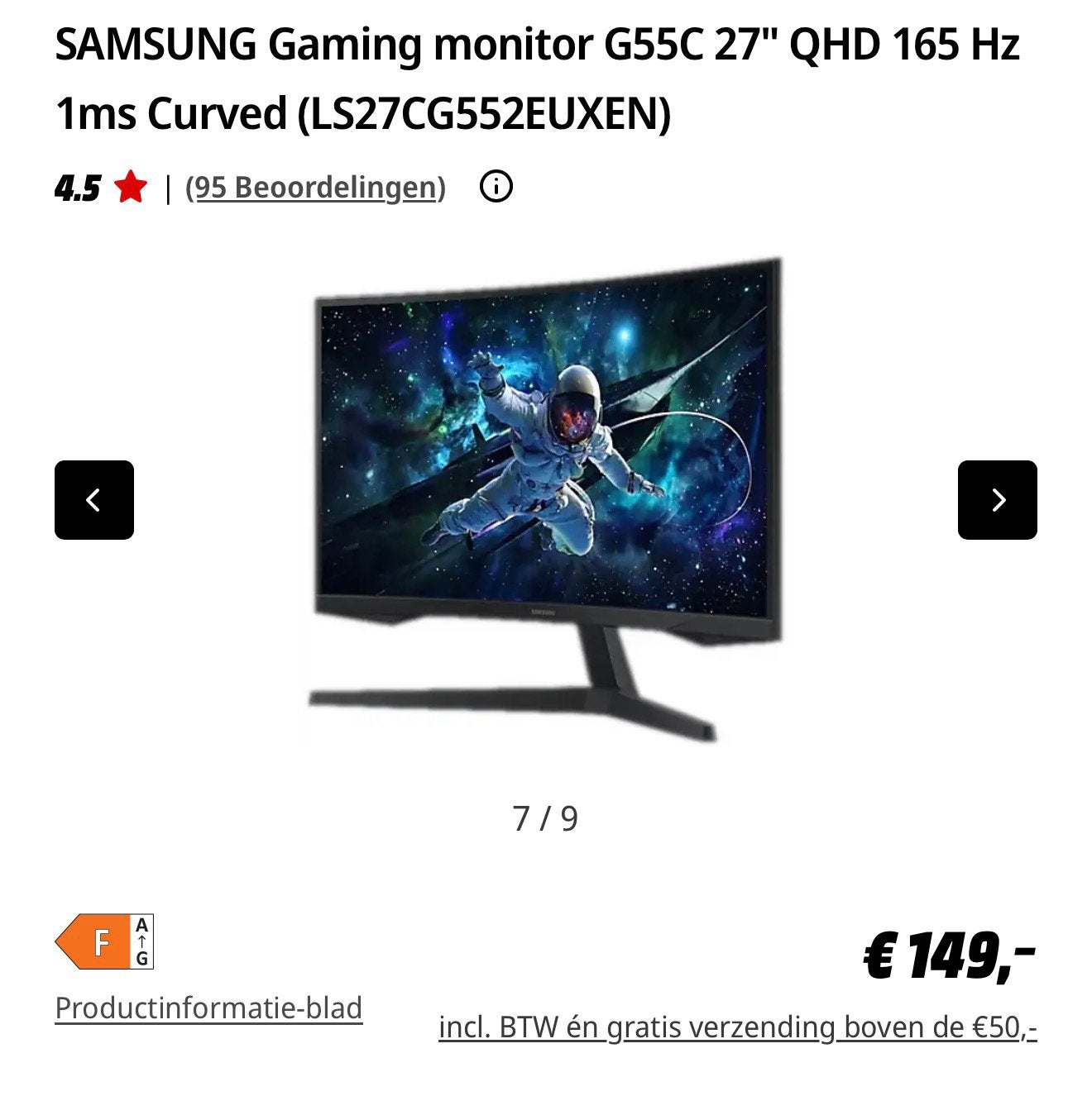 Samsung ecran 27" qhd, Informatique & Logiciels, Enlèvement, Comme neuf