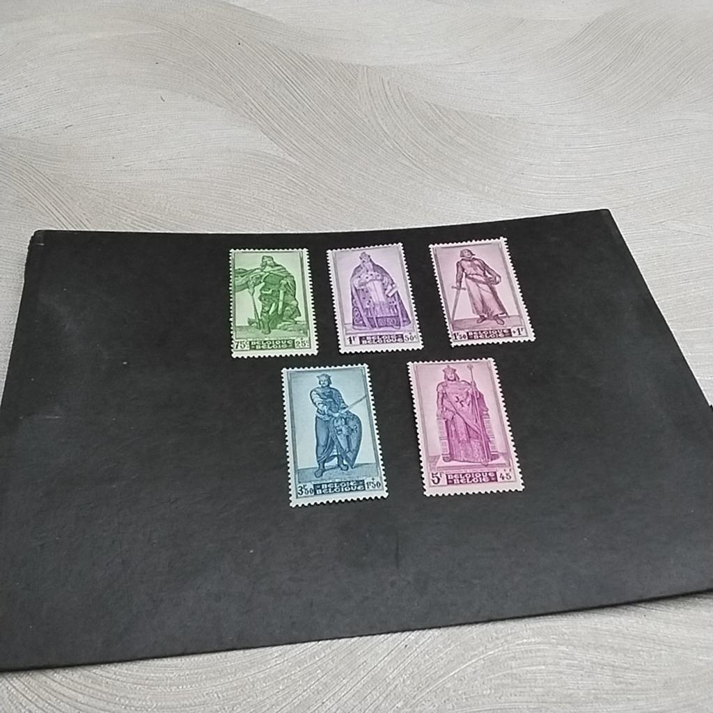 BELGIE 737/741 postfris met cote 16,00 €, Ophalen of Verzenden, Postfris